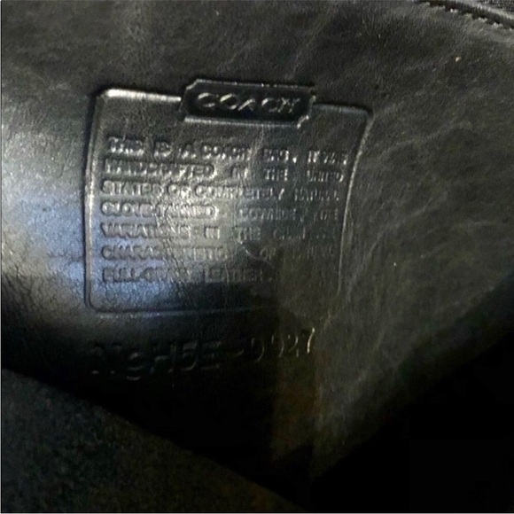 Vintage Coach Willis black leather crossbody bag - Picture 12 of 15